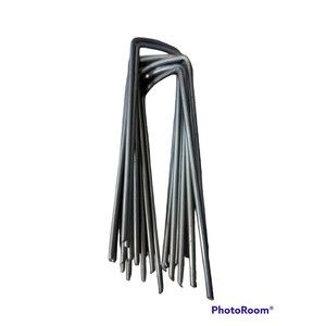 Lot of 12 U-Bend Hold Down Guide Nail Support Electrical HVAC A/C Drain Tube 4"